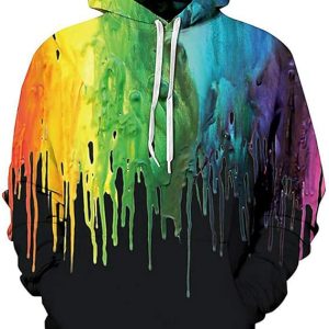 Unisex Hoodies 3D Print Galaxy Pullover Hooded Sweatshirt Hoodies with Big Pockets for Teen Men, Teen Boy, Women