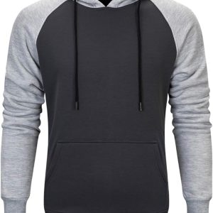 Hoodies for Men Pullover Hooded Sweatshirt with Kange Pocket